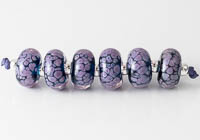 Purple Lampwork Beads