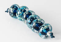 Blue Lampwork Beads alternative view 2