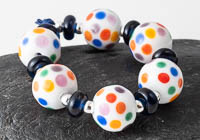 Spotty Lampwork Beads