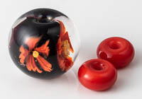 Lampwork Murrini Flower Bead alternative view 1