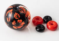 Lampwork Murrini Flower Bead alternative view 2