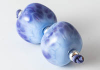 Blue and Purple Lampwork Beads alternative view 2