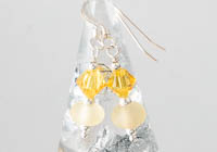 Yellow Lampwork Earrings alternative view 1