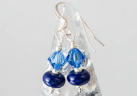 Blue Lampwork Earrings