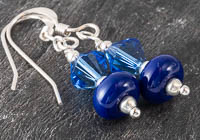 Blue Lampwork Earrings alternative view 1