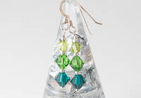 Green Sterling Silver Earrings alternative view 1