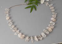 "Ice" Quartz Necklace alternative view 2