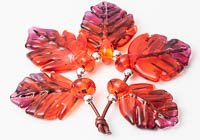 Autumnal Lampwork Leaves alternative view 2