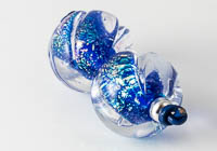 Dichroic Swirly Lampwork Beads alternative view 2