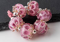 Lampwork Dahlia Bead Set alternative view 2