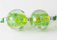 Dichroic Lampwork Dotty Beads alternative view 1