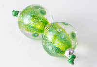 Dichroic Lampwork Dotty Beads alternative view 2