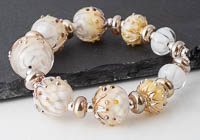 Golden Lampwork Dahlia Bead Set alternative view 2