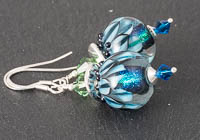 Dahlia Lampwork Earrings alternative view 1