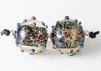 Dichroic Lampwork Beads