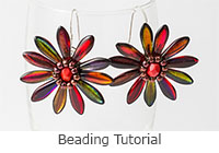 Beaded Bead Tutorial - Beaded Flower