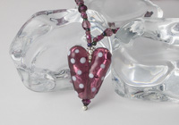 Amethyst Heart Necklace alternative view 1