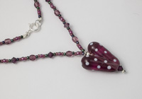 Amethyst Heart Necklace alternative view 2